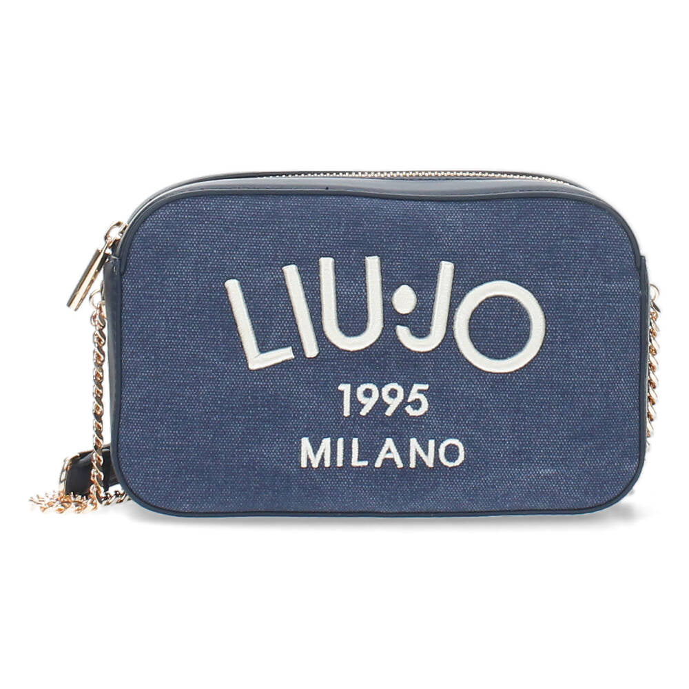 Blauwe crossbody