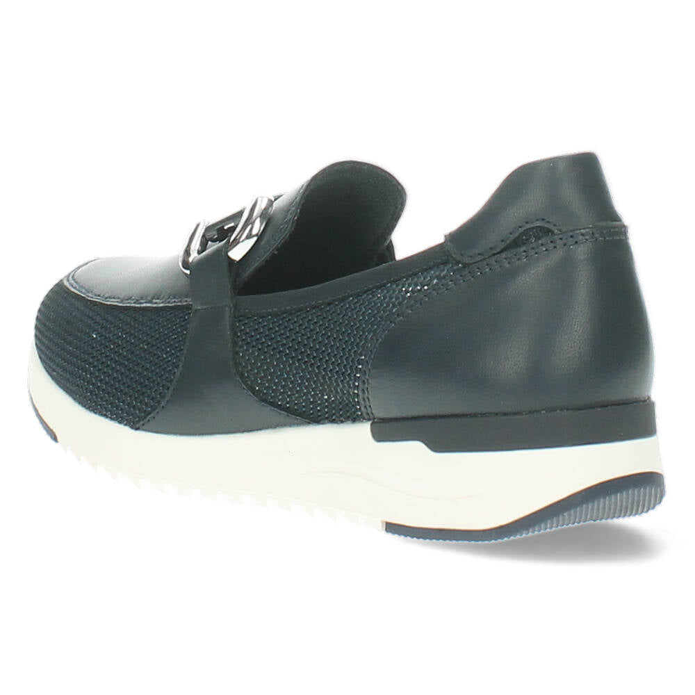 Blauwe loafers