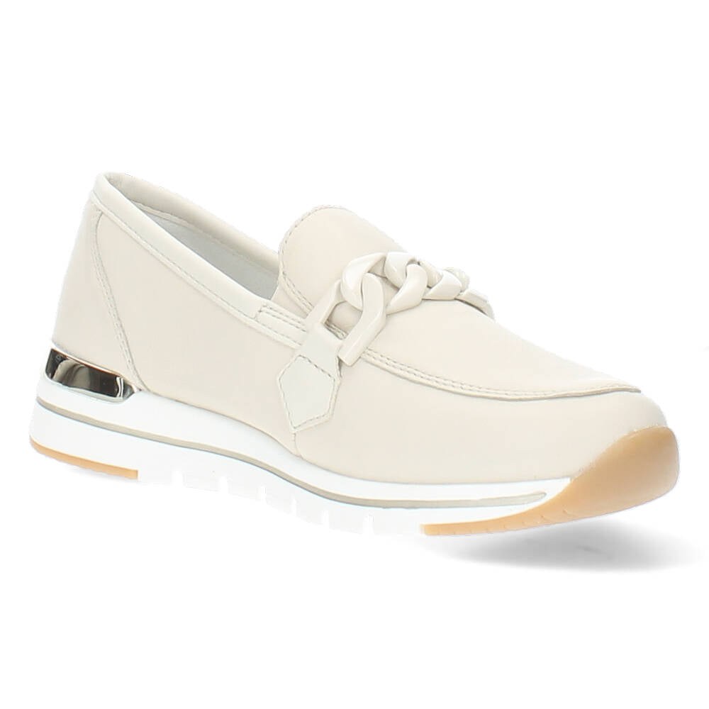 Beige loafers