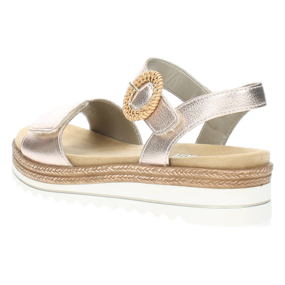 Rosé gouden sandalen