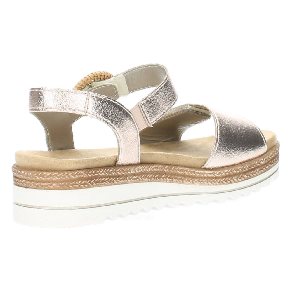 Rosé gouden sandalen
