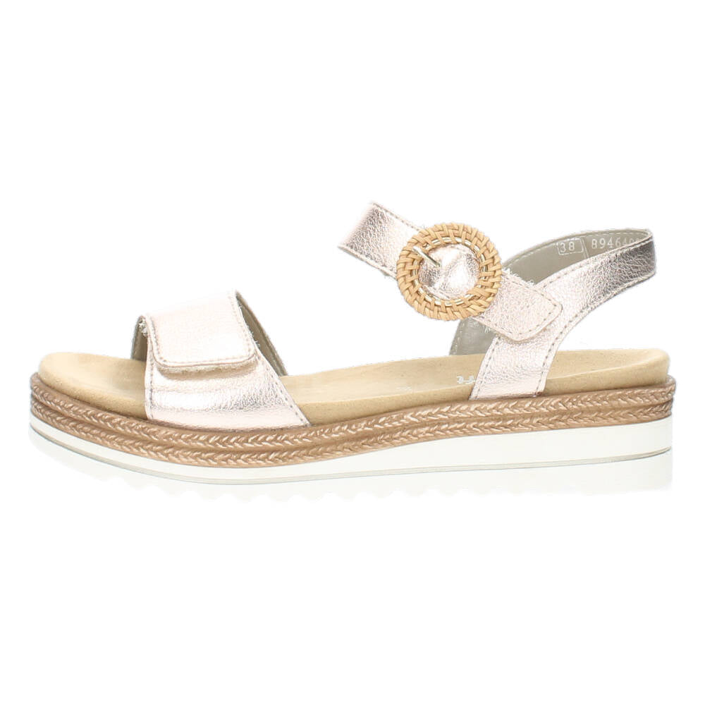 Rosé gouden sandalen
