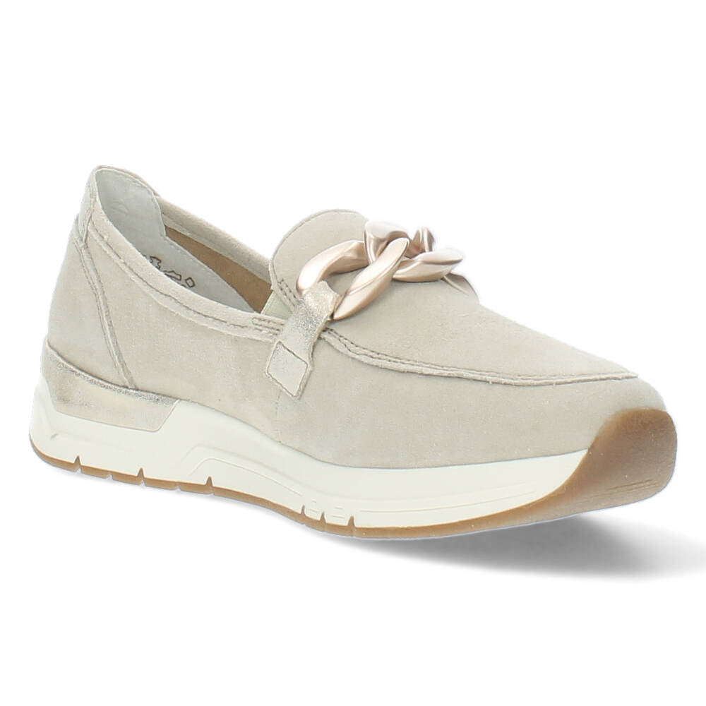 Beige loafers