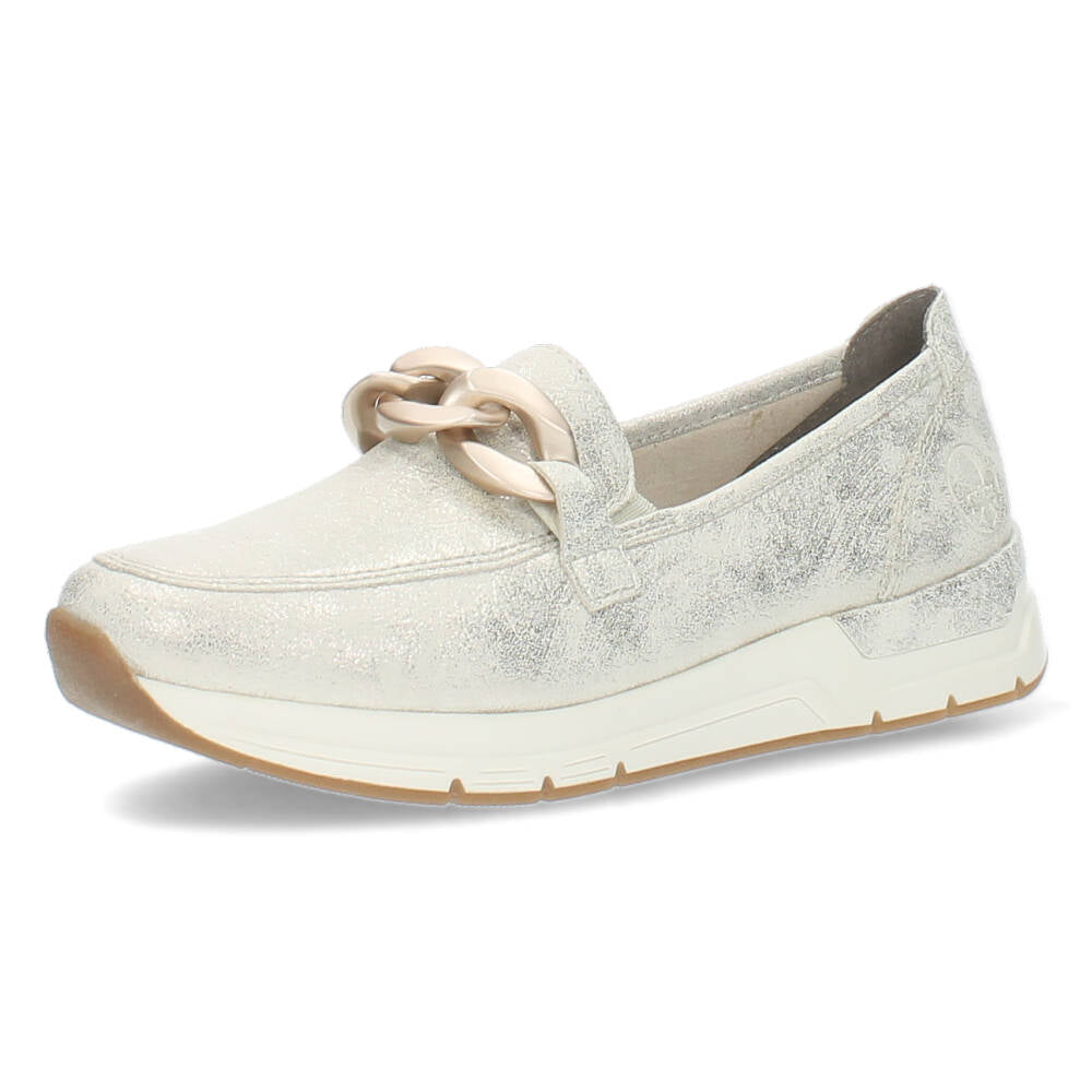 Beige loafers