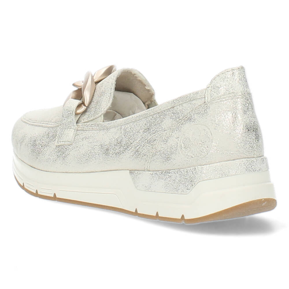 Beige loafers