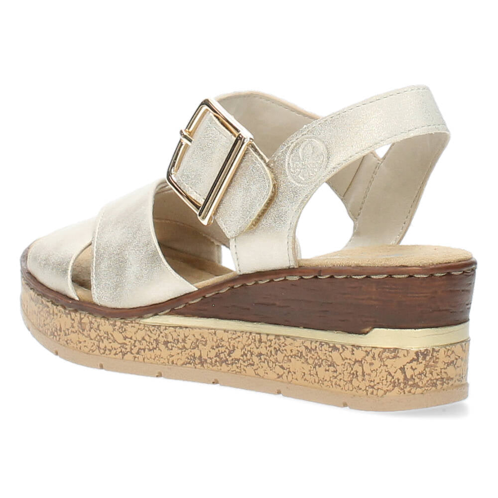 Beige sandalen
