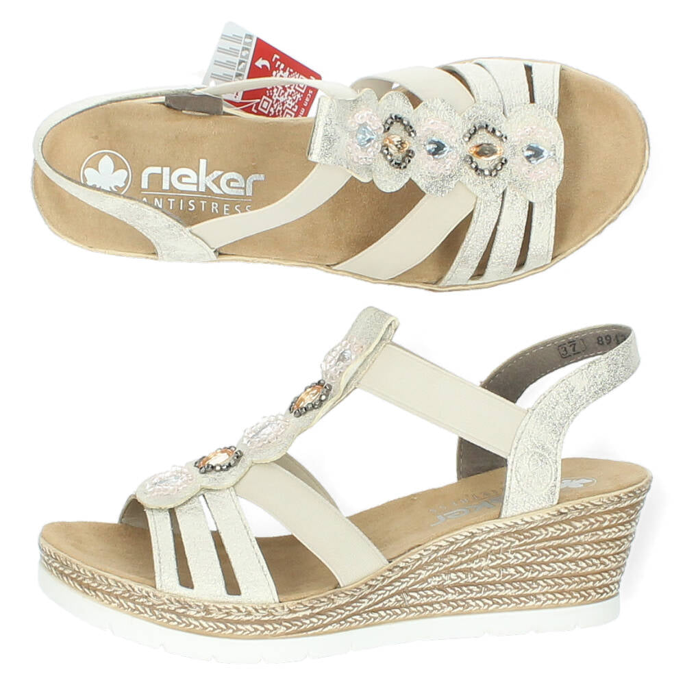 Beige sandalen