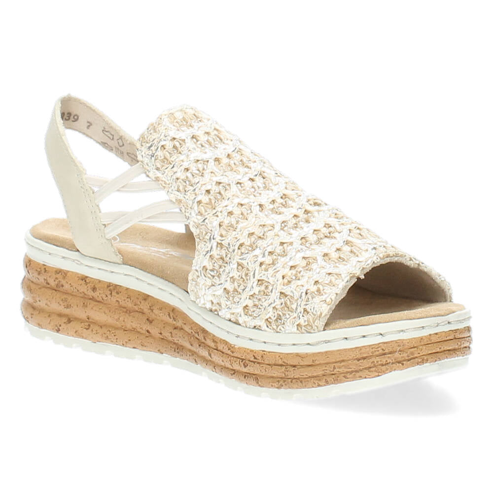 Beige sandalen