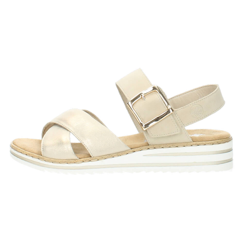 Beige sandalen