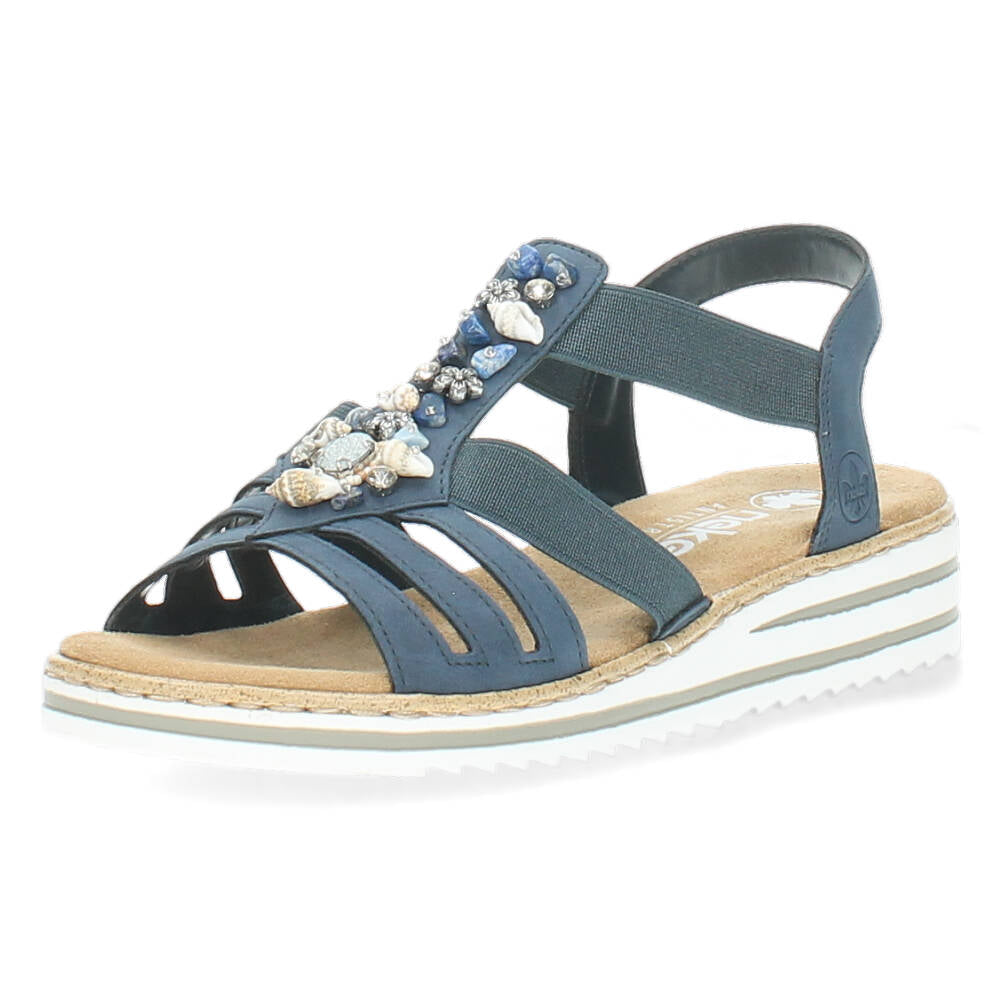 Blauwe sandalen