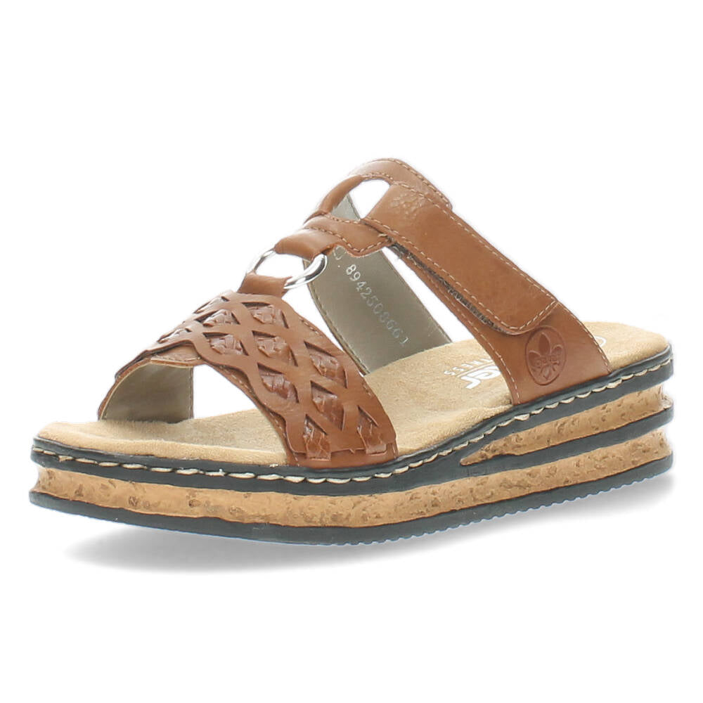 Cognac slippers
