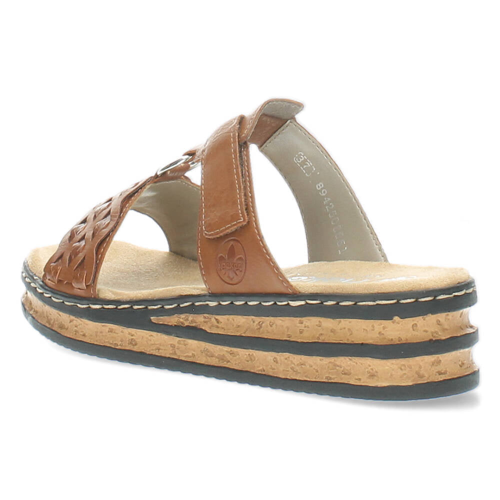 Cognac slippers