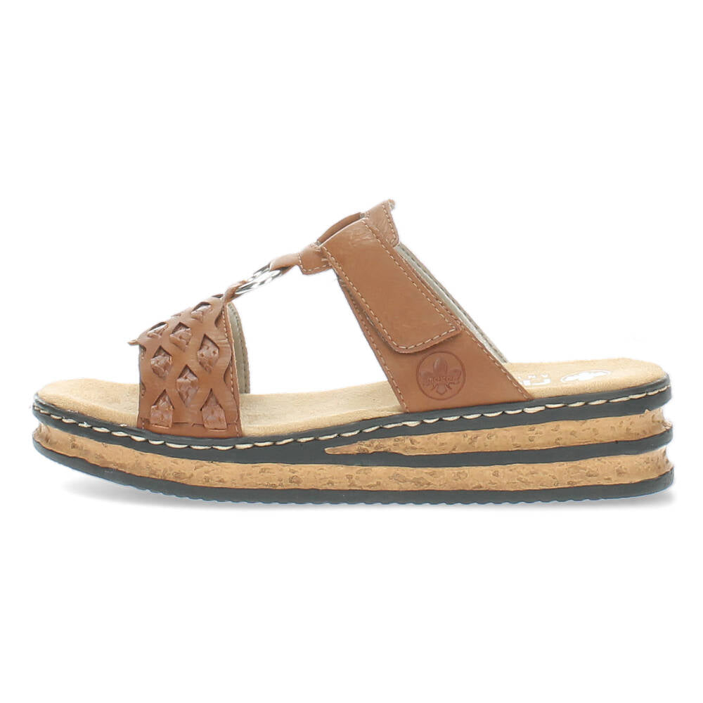 Cognac slippers