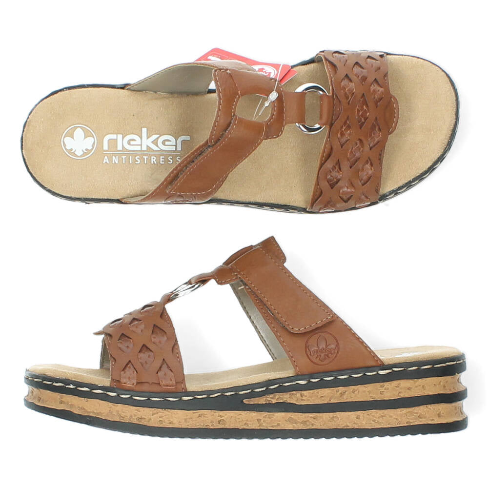 Cognac slippers