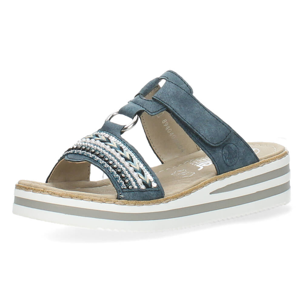 Blauwe slippers