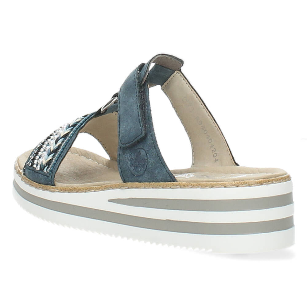 Blauwe slippers