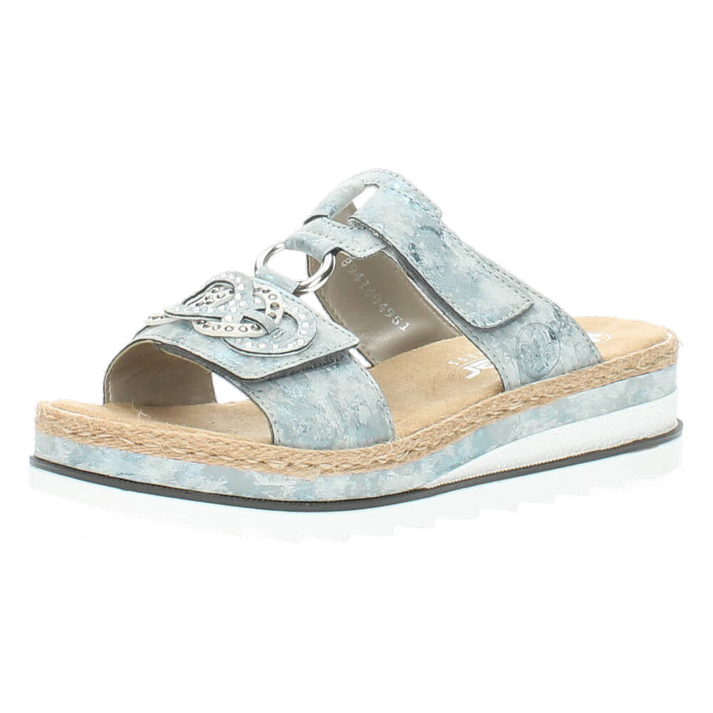 Blauwe slippers