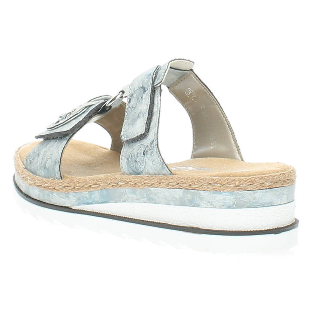 Blauwe slippers
