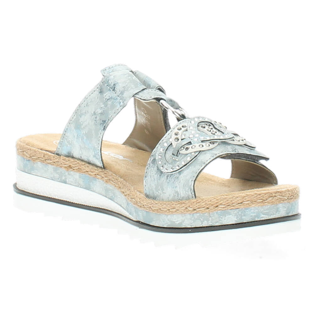 Blauwe slippers