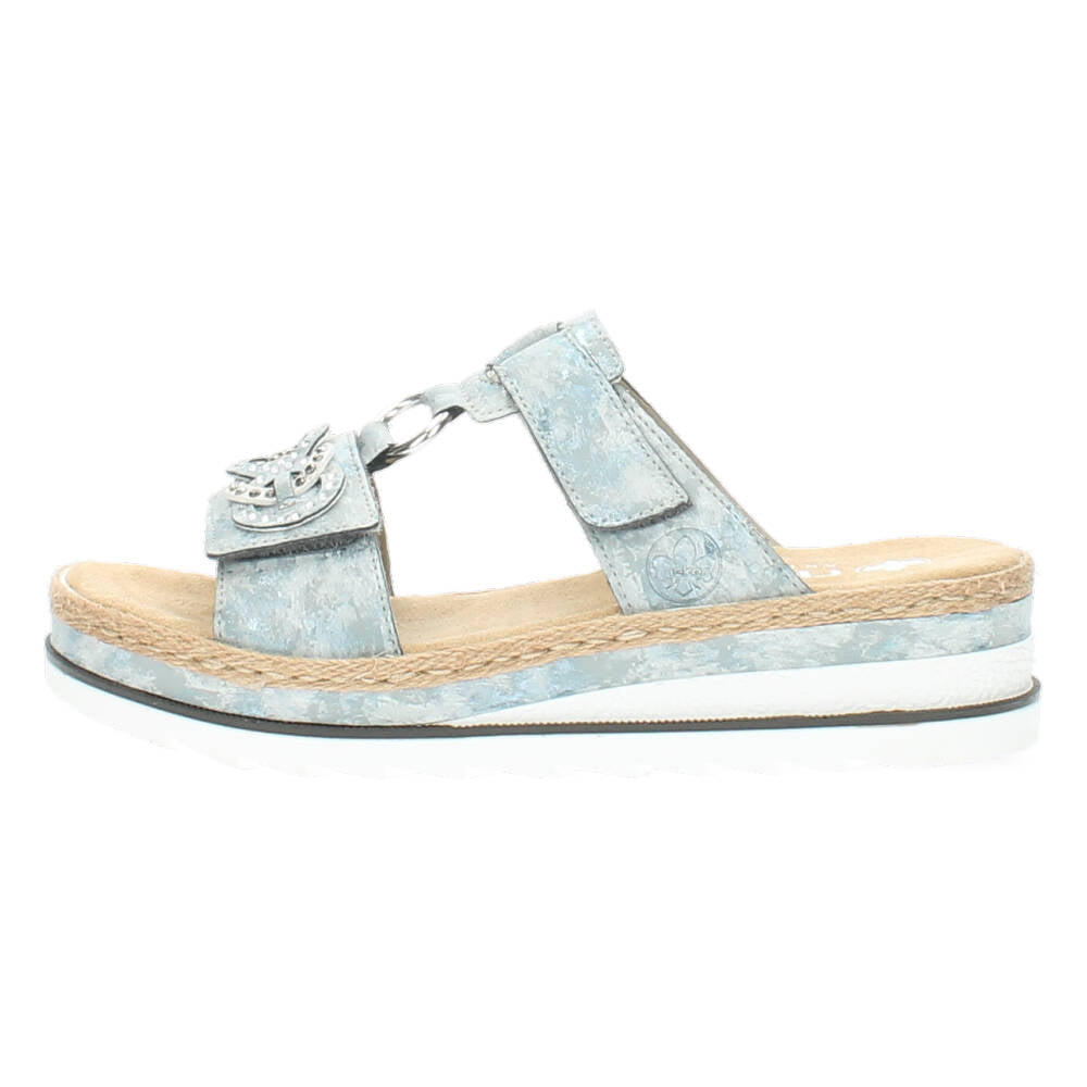Blauwe slippers