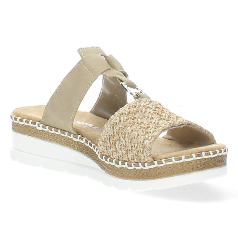 Beige slippers
