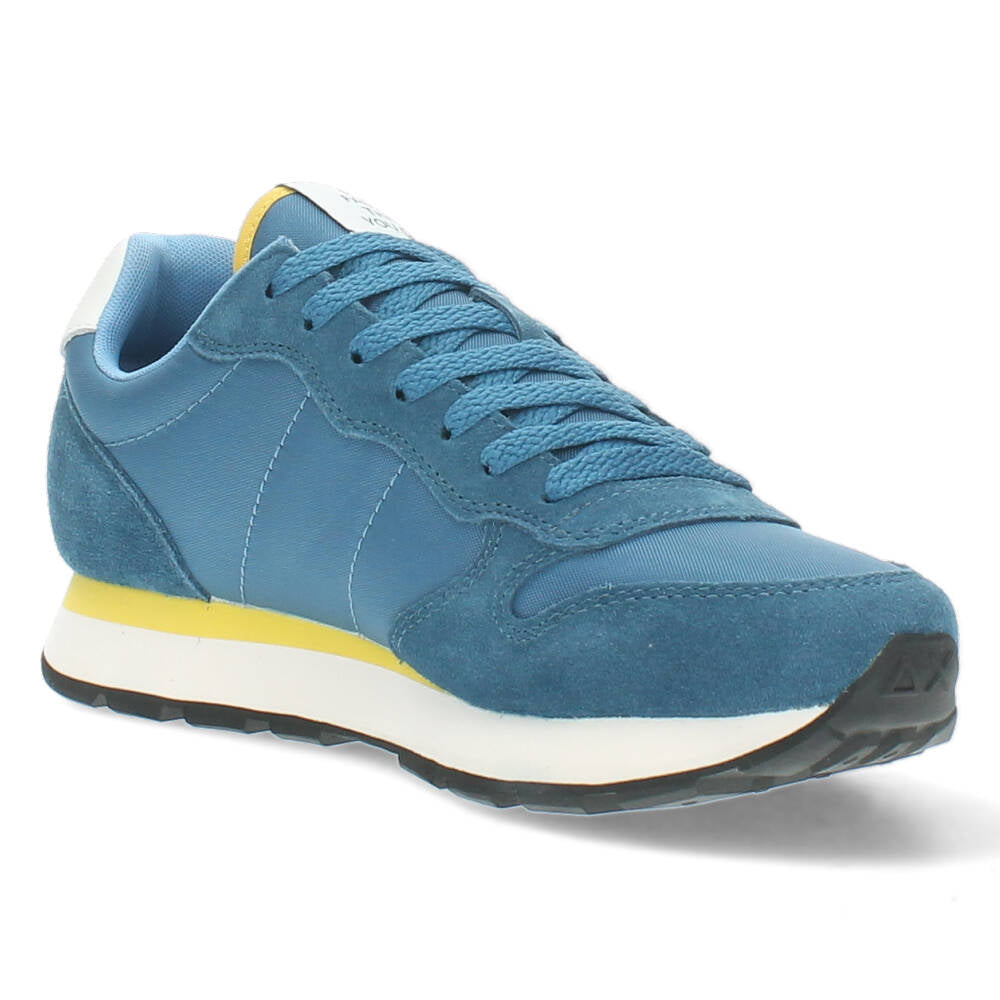 Blauwe sneakers