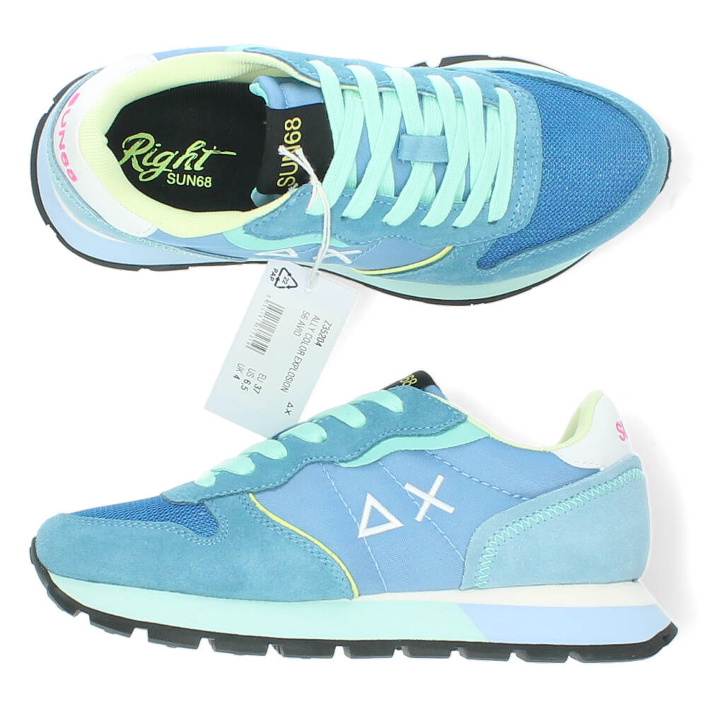 Blauwe sneakers