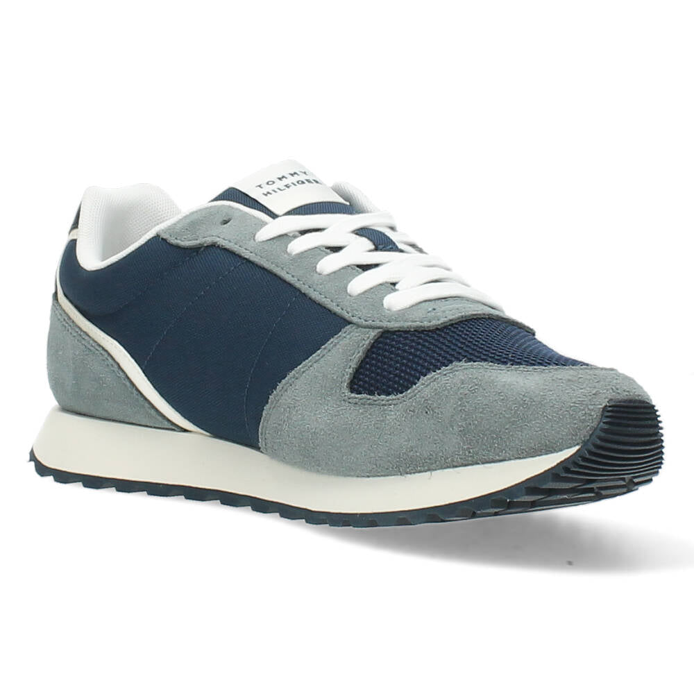 Blauwe sneakers