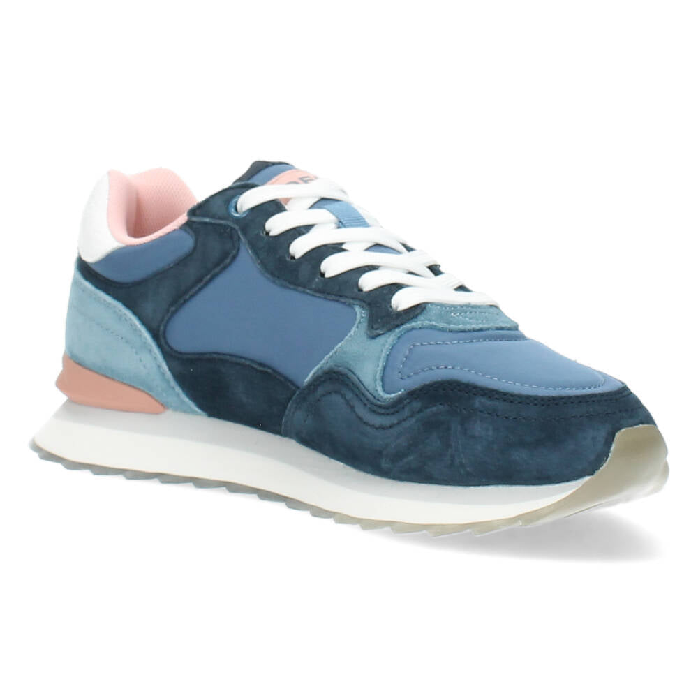 Blauwe sneakers
