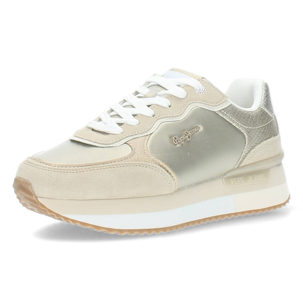 Zandkleurige sneakers