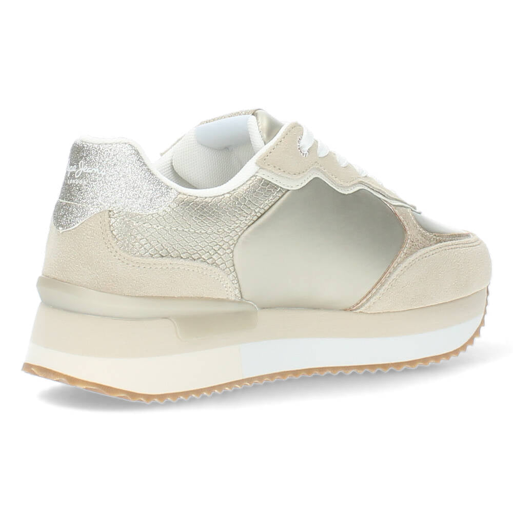 Zandkleurige sneakers