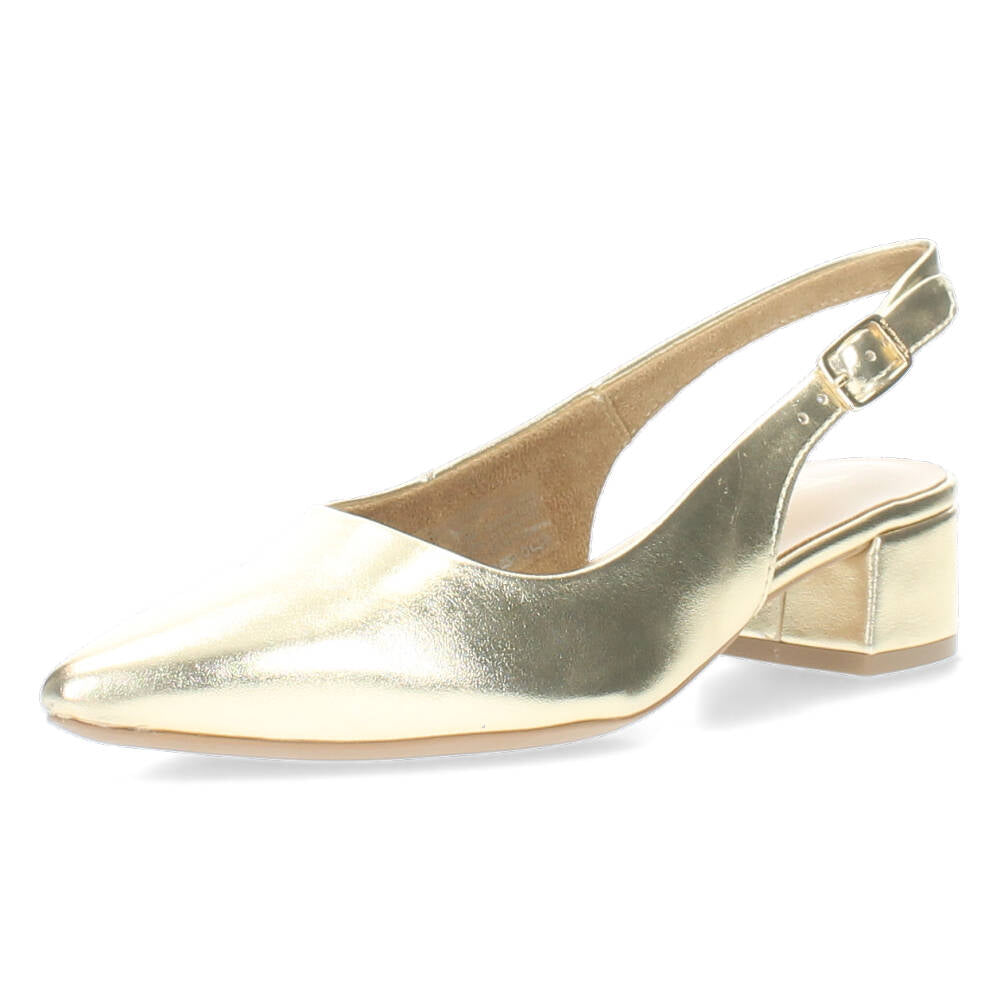 Gouden slingbacks