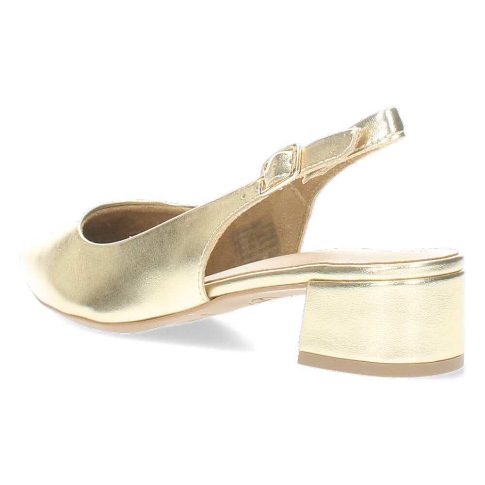 Gouden slingbacks
