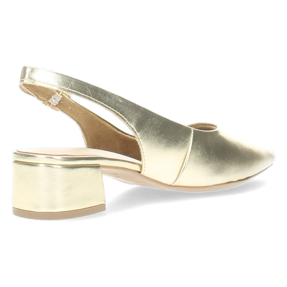 Gouden slingbacks