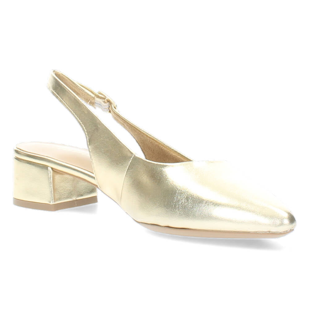 Gouden slingbacks