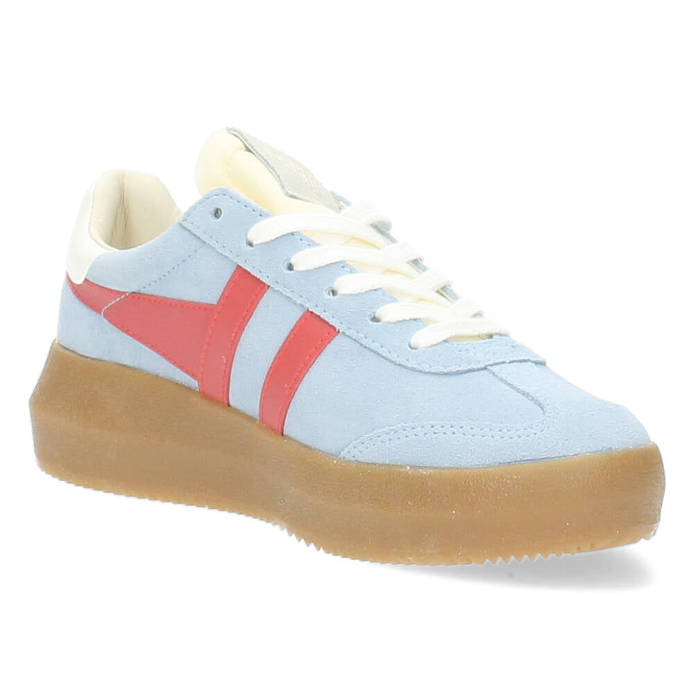 Blauwe sneakers