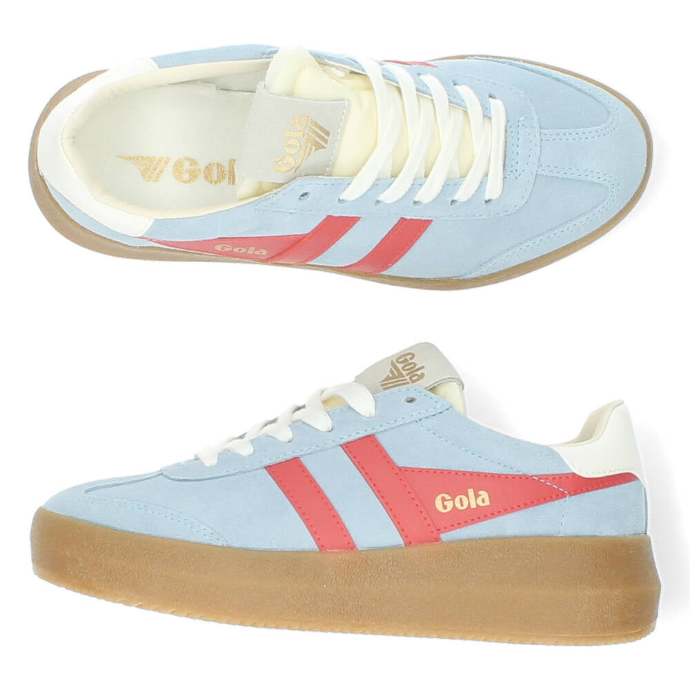 Blauwe sneakers