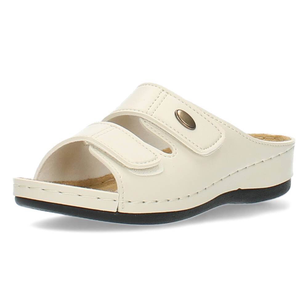 Beige slippers