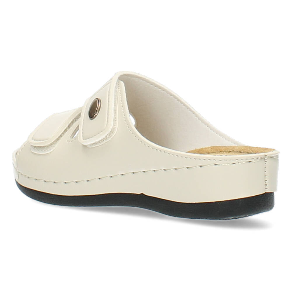 Beige slippers