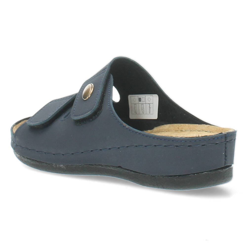 Blauwe slippers