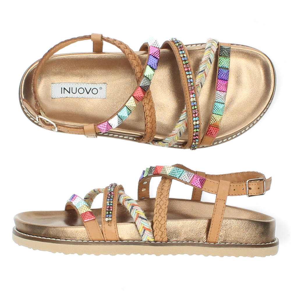 Bruine sandalen