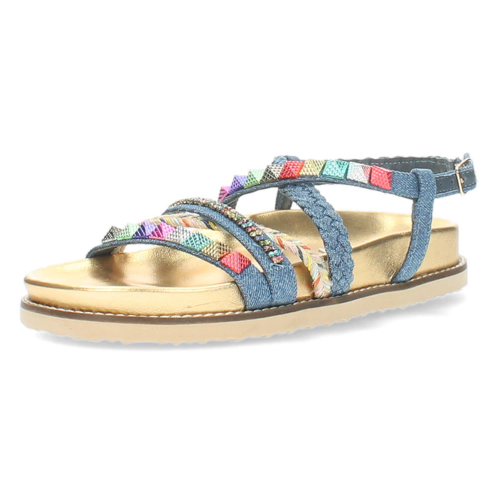 Jeansblauwe sandalen