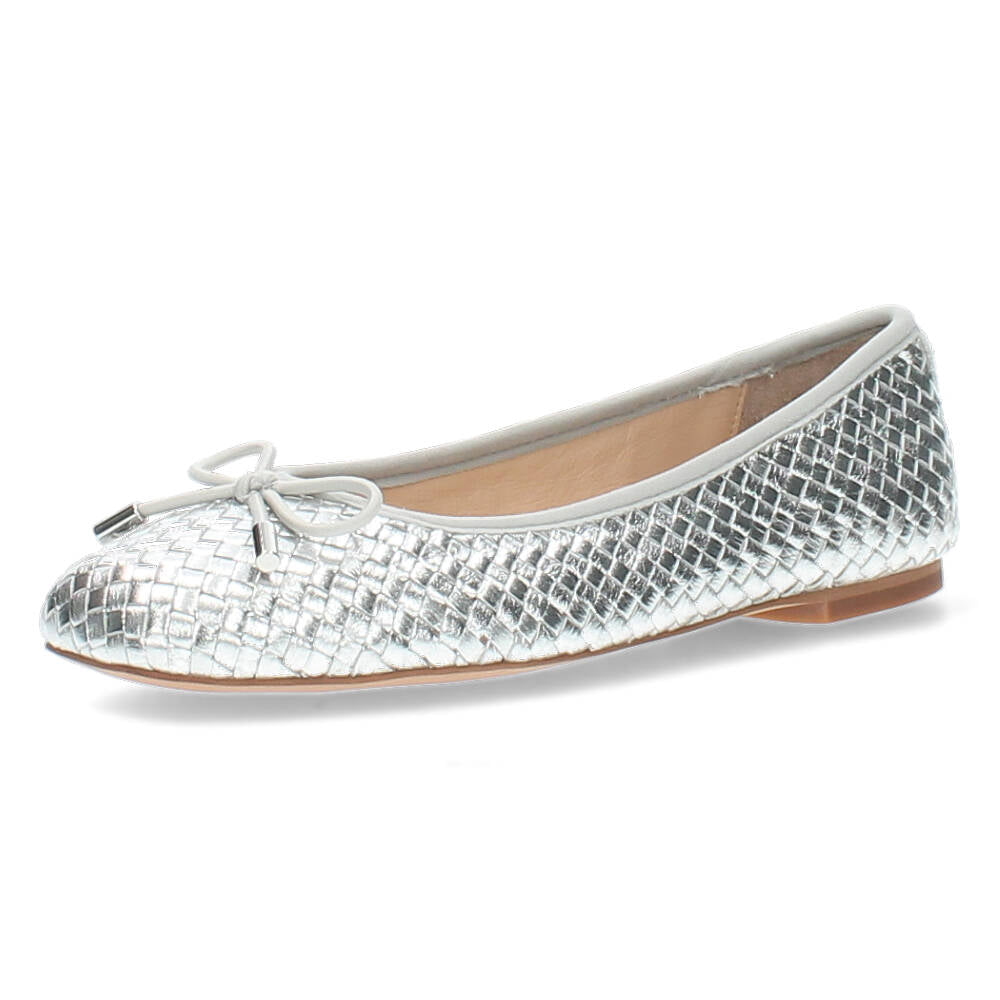 Zilveren ballerina's