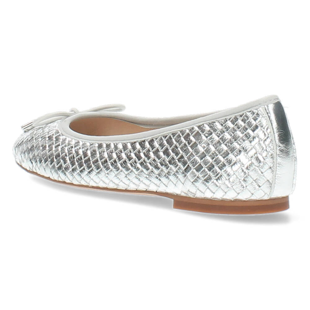 Zilveren ballerina's