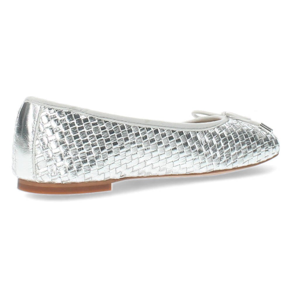 Zilveren ballerina's
