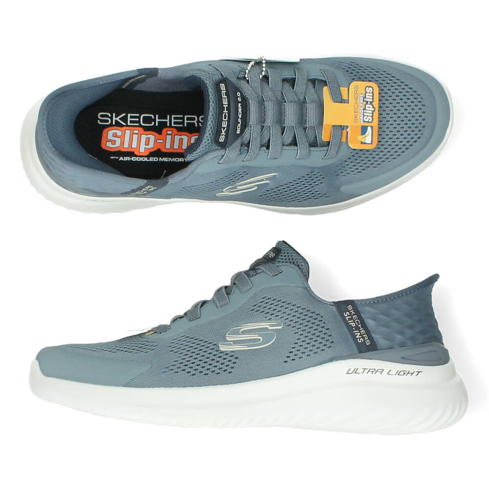 Blauwe sneakers