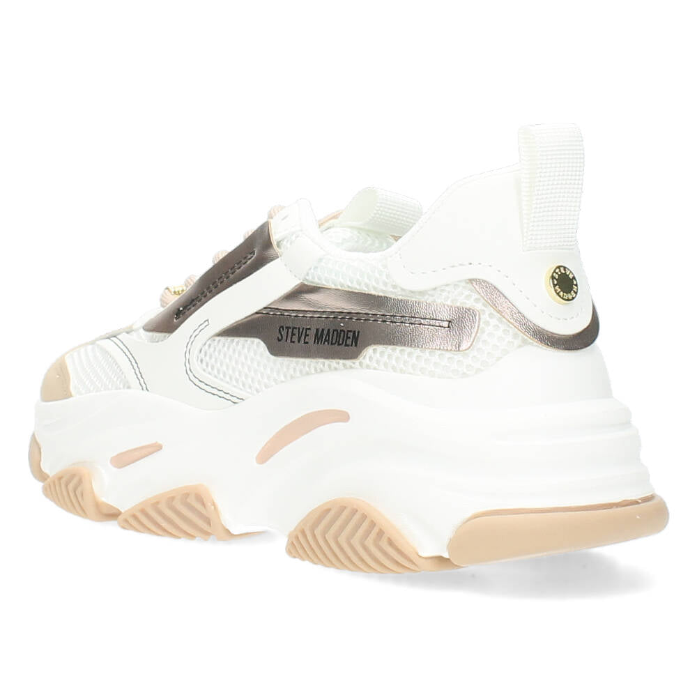 Crème kleurige sneakers