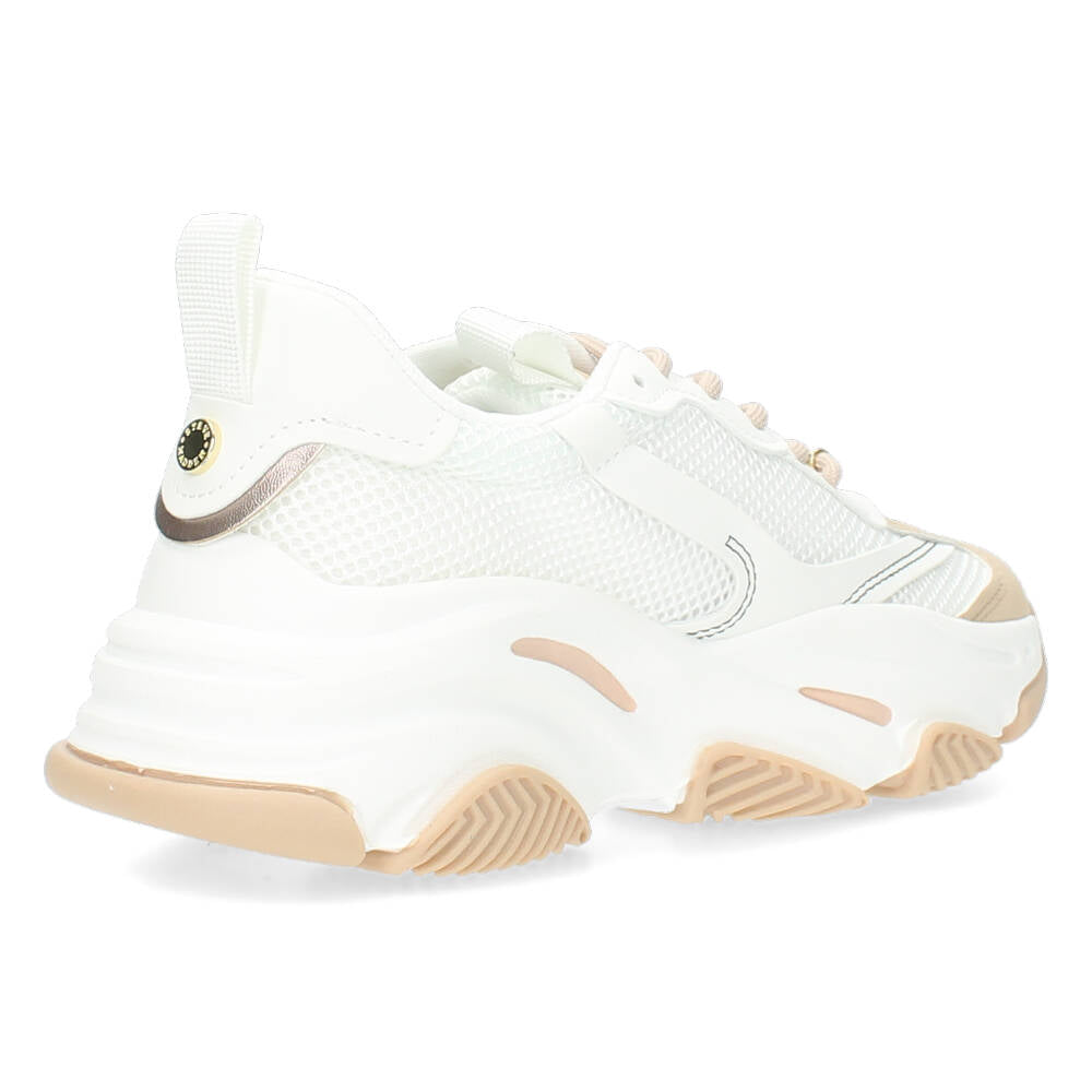 Crème kleurige sneakers