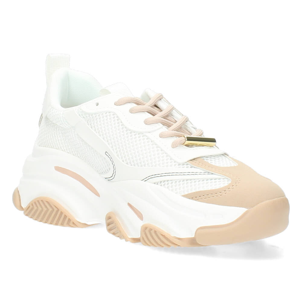 Crème kleurige sneakers