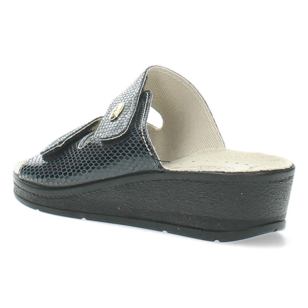 Blauwe slippers